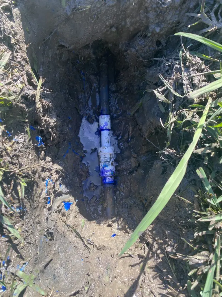 Sprinkler pipe repair in Allen TX