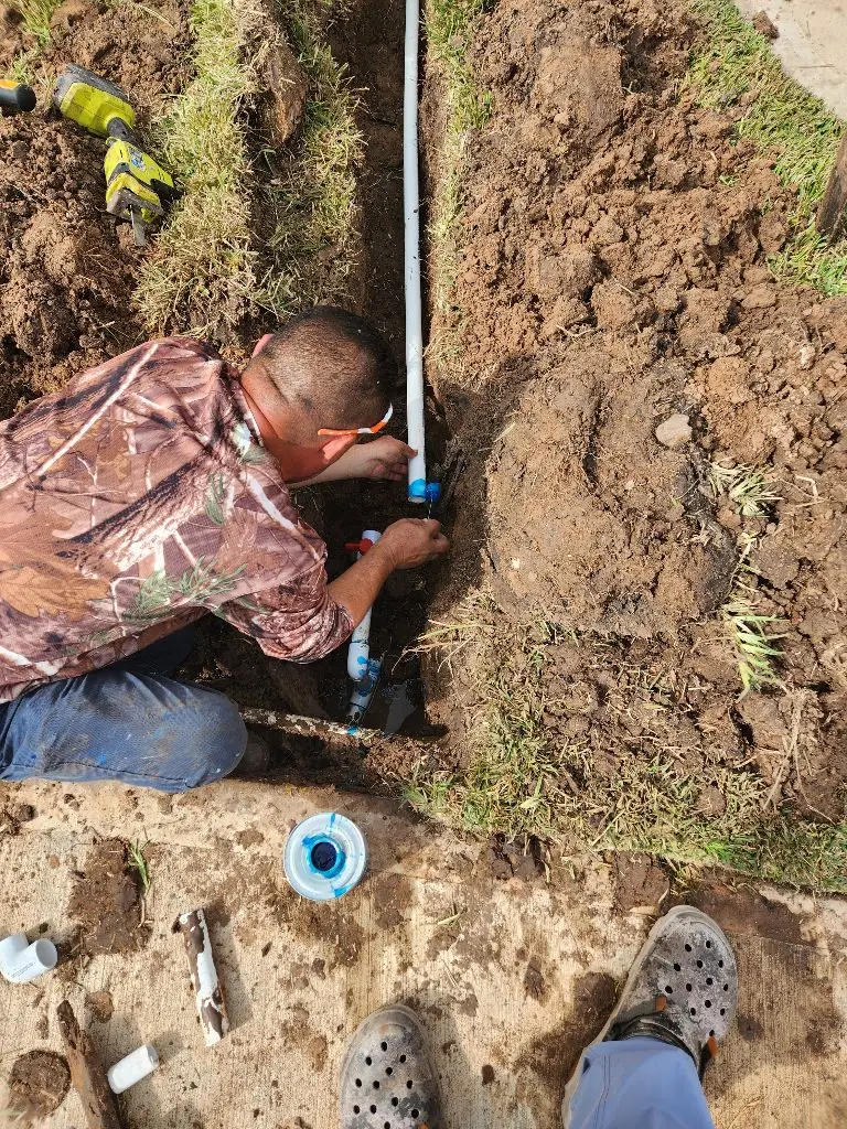 Sprinkler mainline replaced in Bastrop