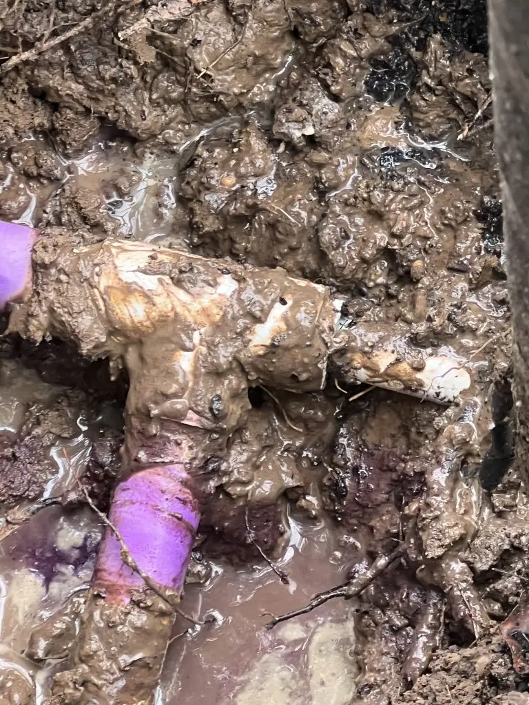 sprinkler repair broken PVC fittins and pipe