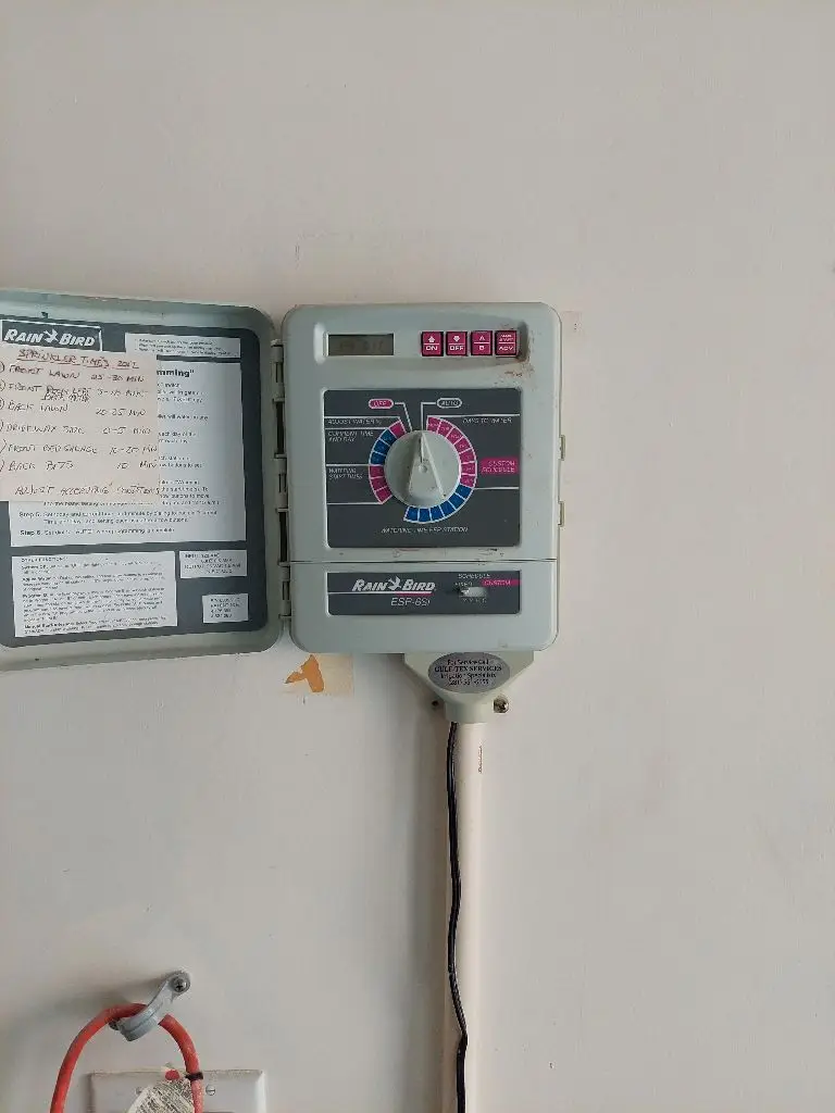 rainbird controller replaced in Anna TX