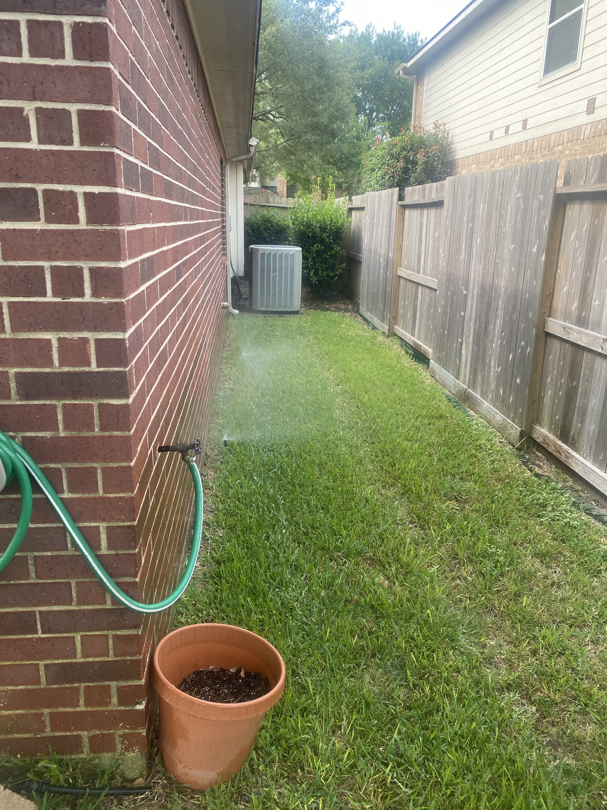 After Lawn Watering System